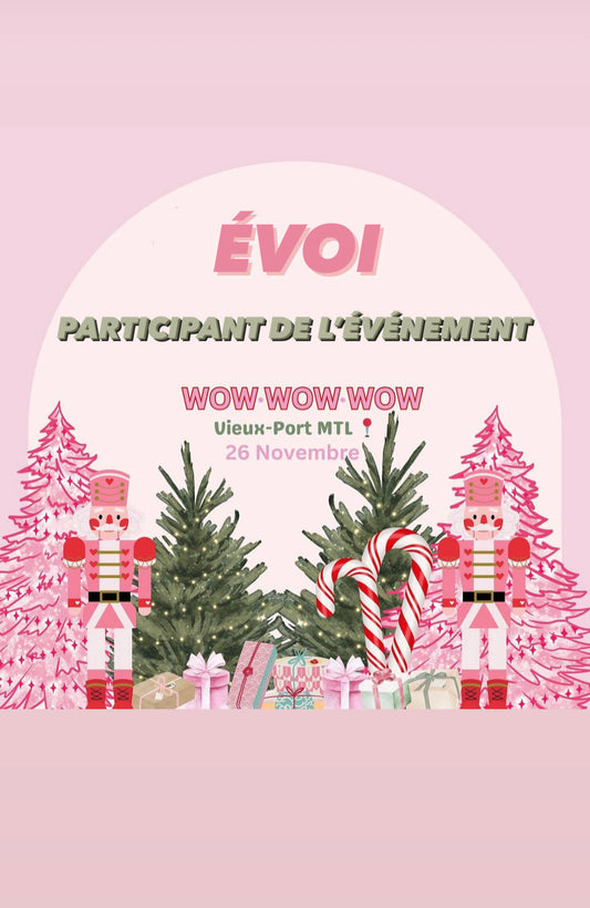 ÉVOI participe à l'événement WOW POP UP! SEE YOU!